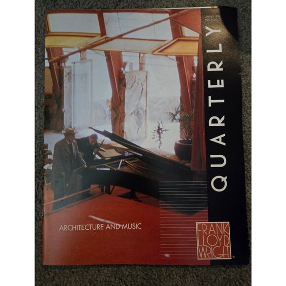 Vintage Frank Lloyd Wright Quarterly Spring 1998 Volume 9 No 2 with Extra Insert - Picture 2 of 8
